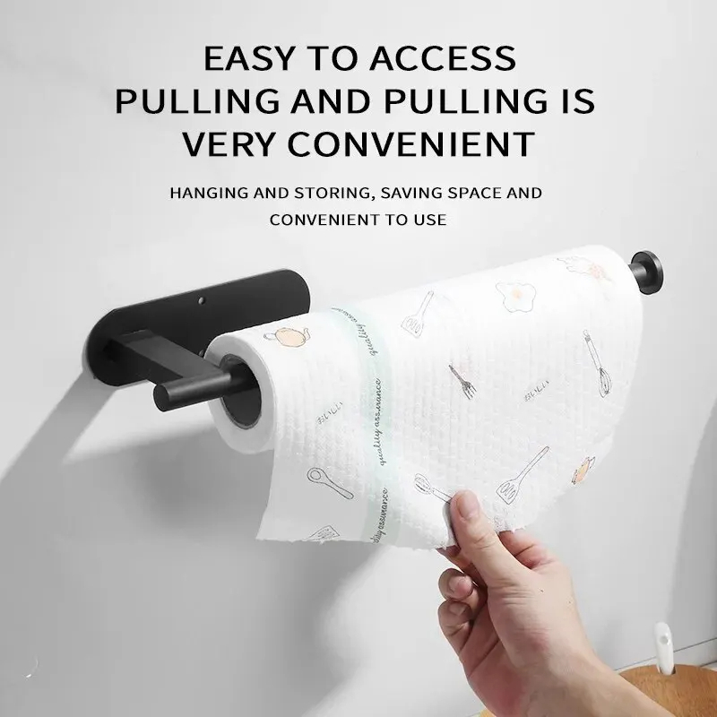 Tiny Home Bathroom Kitchen - Multifunctioneel opbergrek voor papierrollen, multifunctionele tissuehouder,