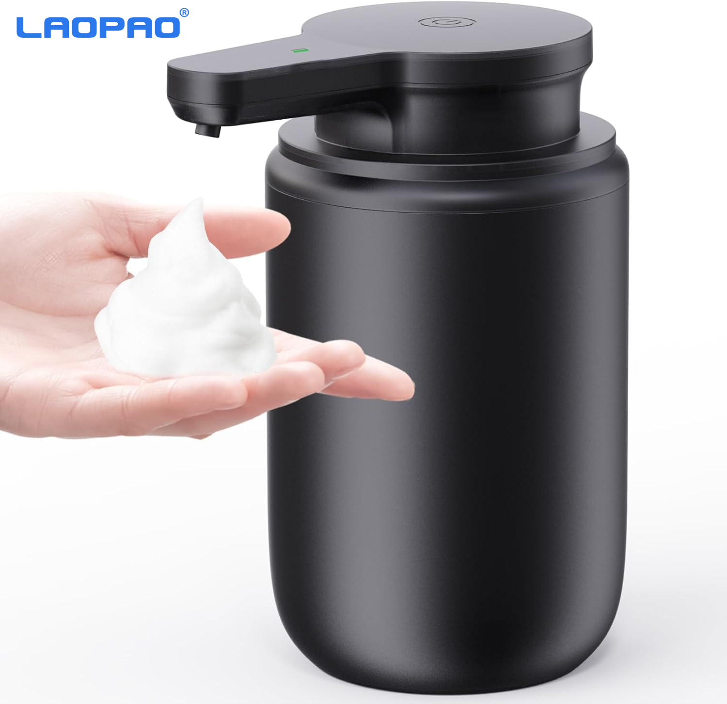 Home Bathroom Soap Dispenser - LAOPAO Schuimzeepdispenserset IPX5 Waterdicht USB-C Opladen
