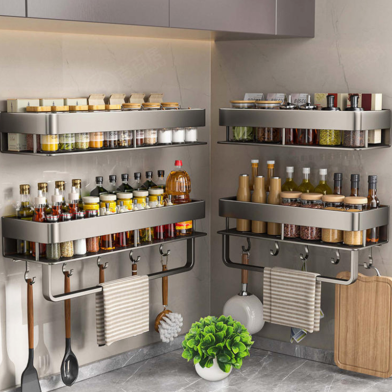 Tiny Home Bathroom Kitchen - Aluminium keukenrek Keukenplank Toiletopbergruimte Geen boor