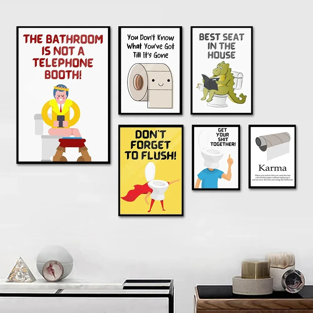 Home Bathroom Quotes - Karma Badkamer Regels Art Quote Muur