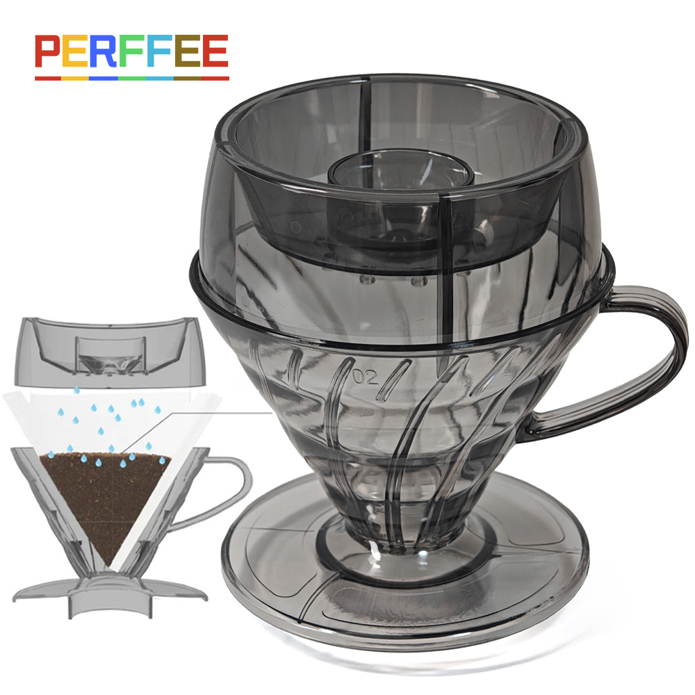 Home Bathroom Water Filter - Koffiefilter Drip Douche V02 Koffiedruppelaar V-vorm