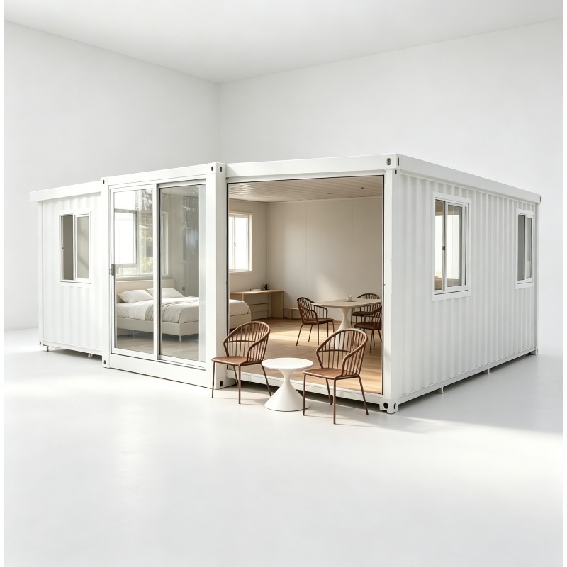 Tiny Home Bathroom Kitchen - 40ft uitklapbare containerwoning prefab huis met