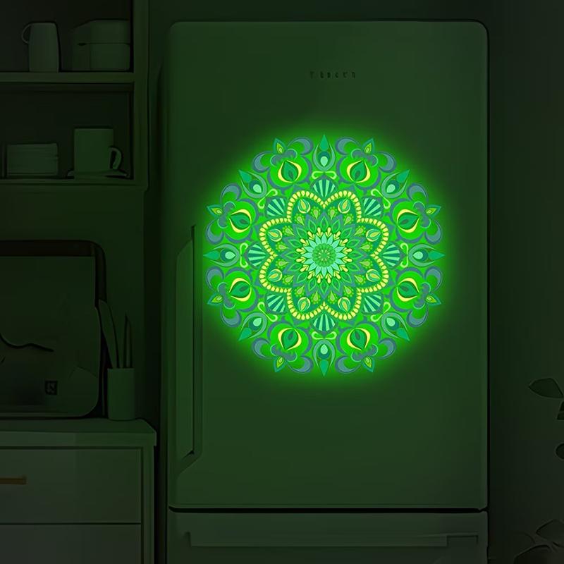 Glow in the Dark Mandala toile - Jet Home Bathroom recensie en prijs