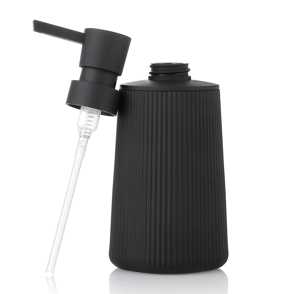 Moderne geribbelde plastic vlo - Home Bathroom Soap Dispenser recensie en prijs