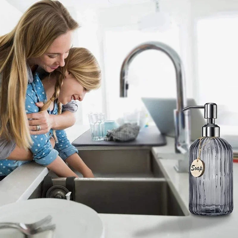 Zeepdispenser Badkamer Helder  - Home Bathroom Soap Dispenser recensie en prijs