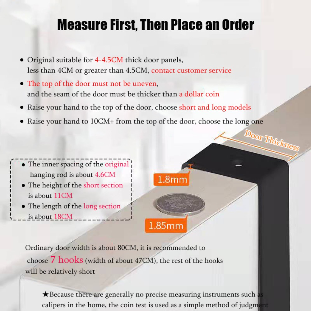 Haken boven de deur 6-haken kl - Tiny Home Bathroom Kitchen recensie en prijs