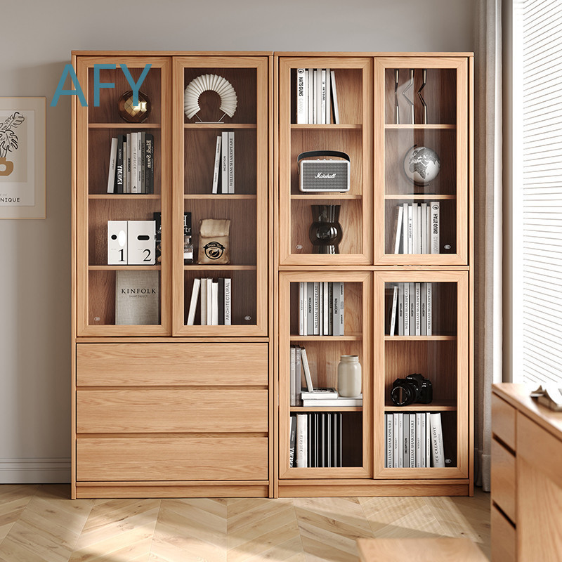 Massief eiken boekenkast met g - Muji Home Storage recensie en prijs