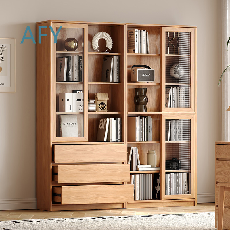 Massief eiken boekenkast met g - Muji Home Storage recensie en prijs