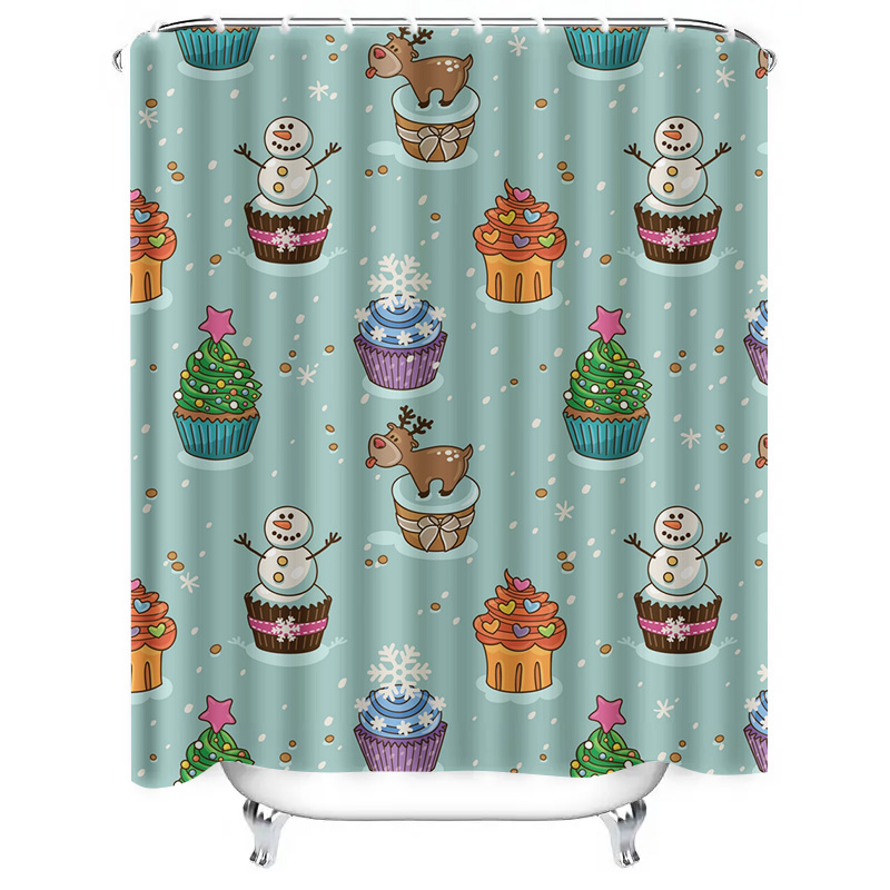 TU Charmant Kerst Douchegordij - Home Bathroom Decor Ideas recensie en prijs