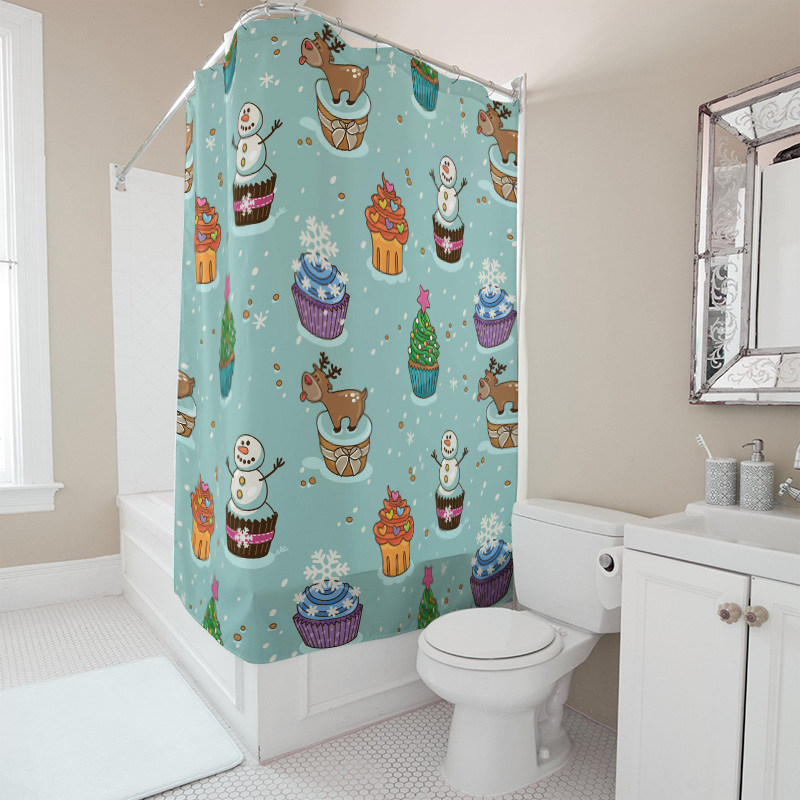 TU Charmant Kerst Douchegordij - Home Bathroom Decor Ideas recensie en prijs
