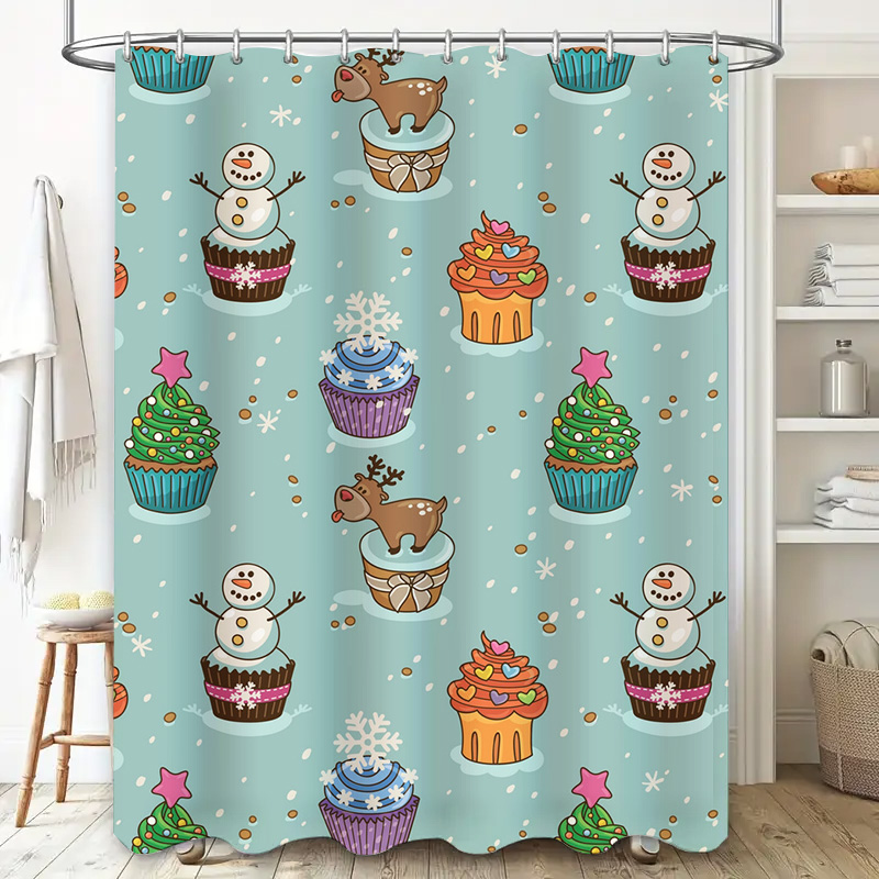 TU Charmant Kerst Douchegordij - Home Bathroom Decor Ideas recensie en prijs