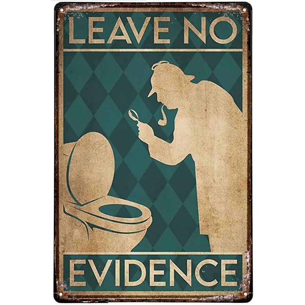 Vintage grappig citaat metalen - Home Bathroom Quotes recensie en prijs
