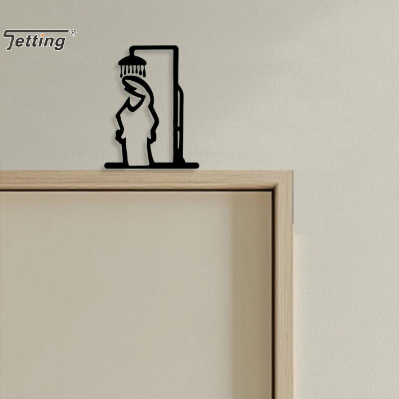 Zwarte douche figuur wanddecor - Jet Home Bathroom recensie en prijs