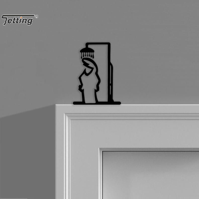 Zwarte douche figuur wanddecor - Jet Home Bathroom recensie en prijs