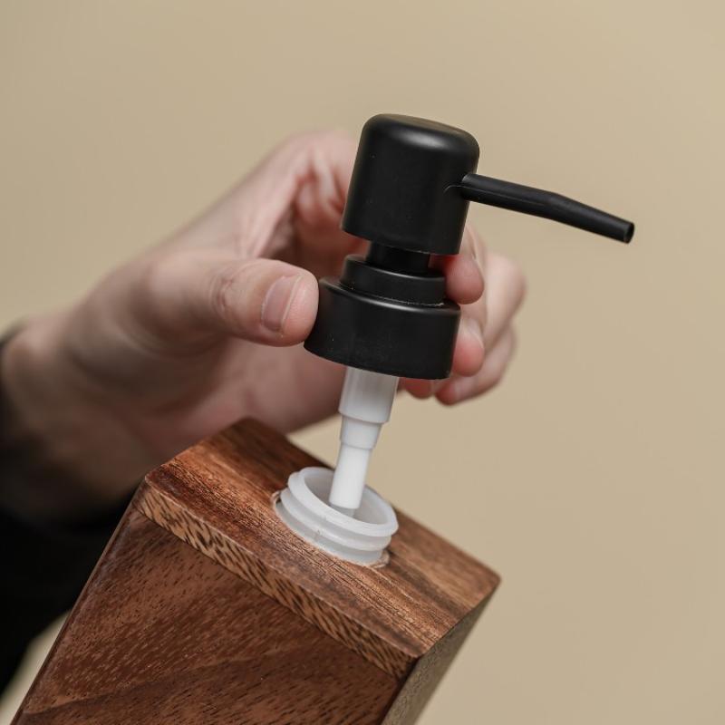 Luxe houten zeepdispenser voor - Jet Home Bathroom recensie en prijs