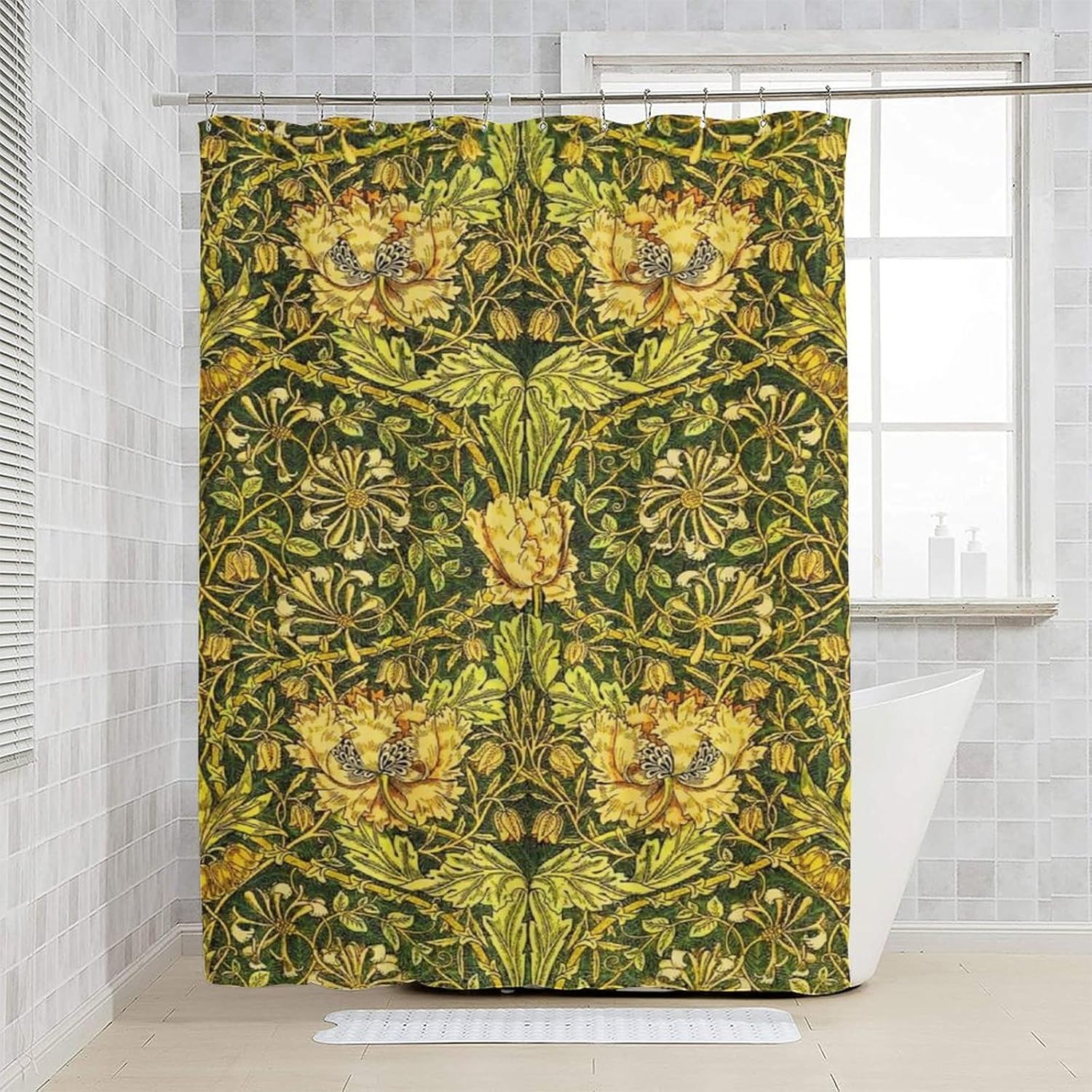 Waterdicht botanisch douchegor - Home Bathroom Decor Ideas recensie en prijs