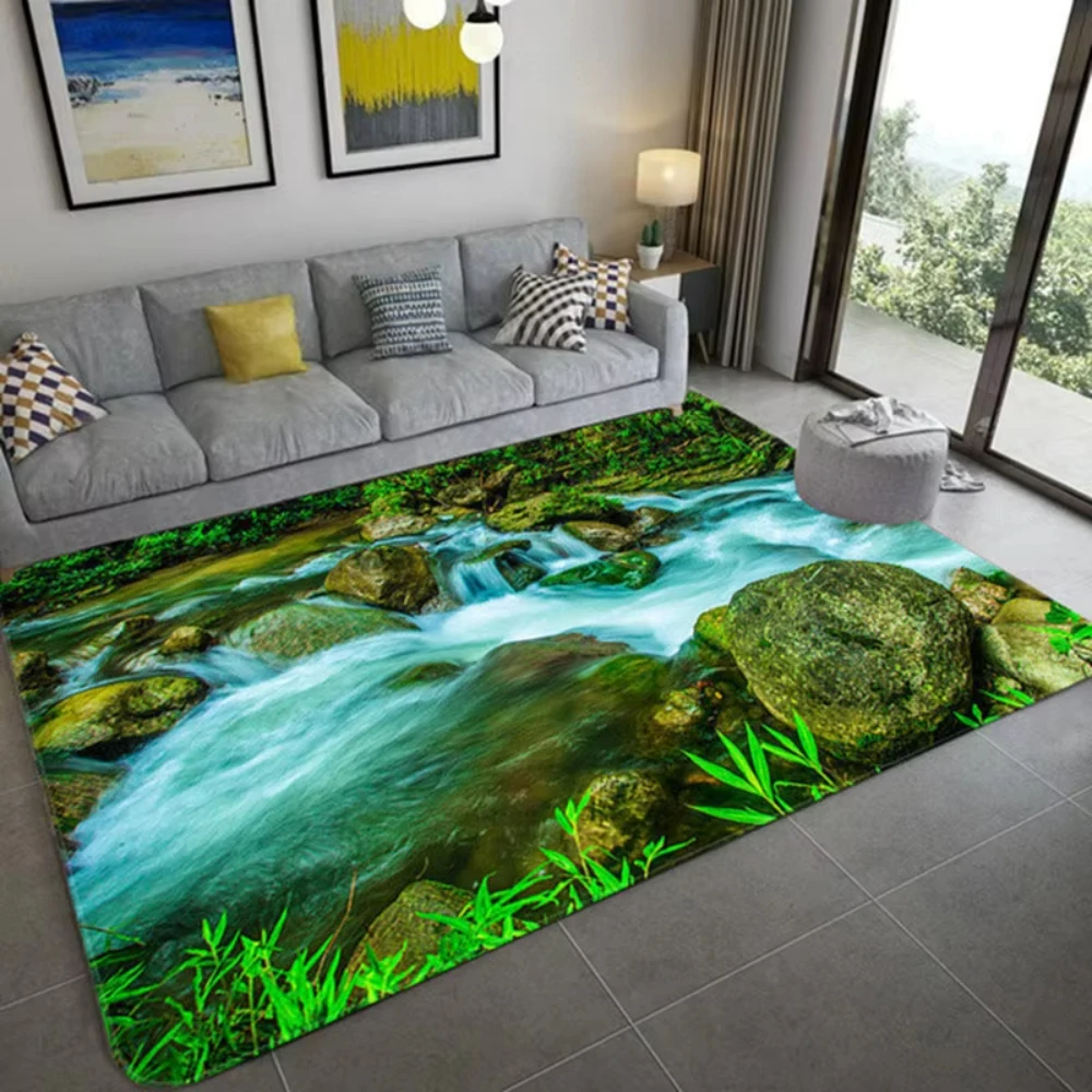 Natuur geïnspireerd 3D landsch - Home Bathroom Decor Ideas recensie en prijs
