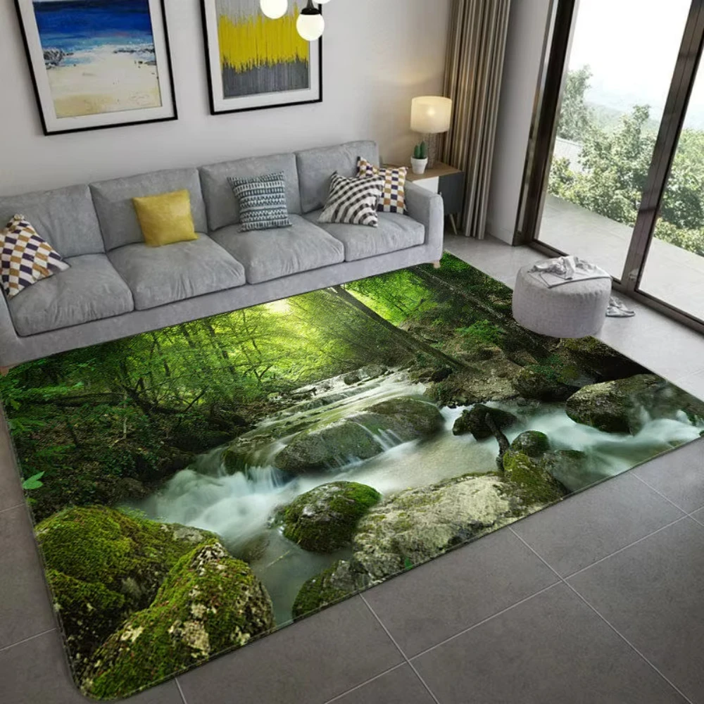 Natuur geïnspireerd 3D landsch - Home Bathroom Decor Ideas recensie en prijs