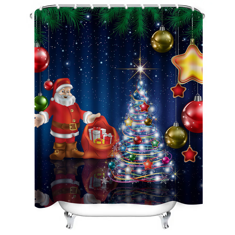 TU Kerst Douchegordijn Kerstma - Home Bathroom Decor Ideas recensie en prijs