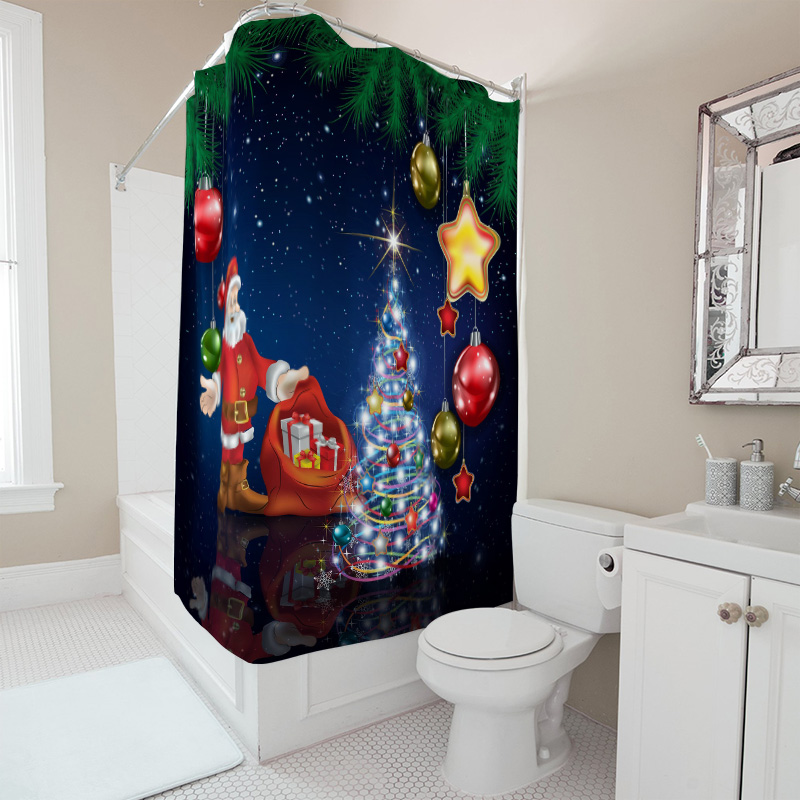 TU Kerst Douchegordijn Kerstma - Home Bathroom Decor Ideas recensie en prijs