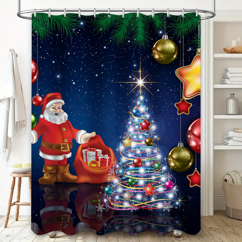 TU Kerst Douchegordijn Kerstma - Home Bathroom Decor Ideas recensie en prijs