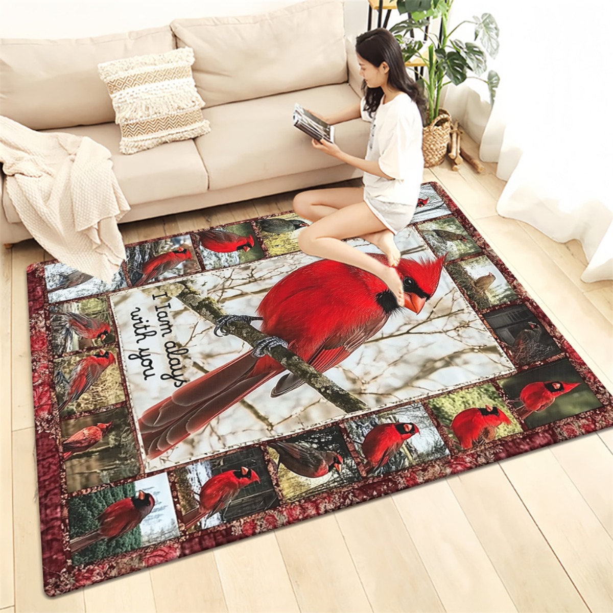 Rustiek kardinaalvogelprint vl - Home Bathroom Quotes recensie en prijs