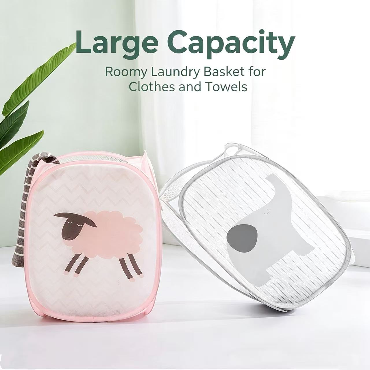 Opvouwbare wasmand van gaas, c - Home Goods Bathroom Storage recensie en prijs