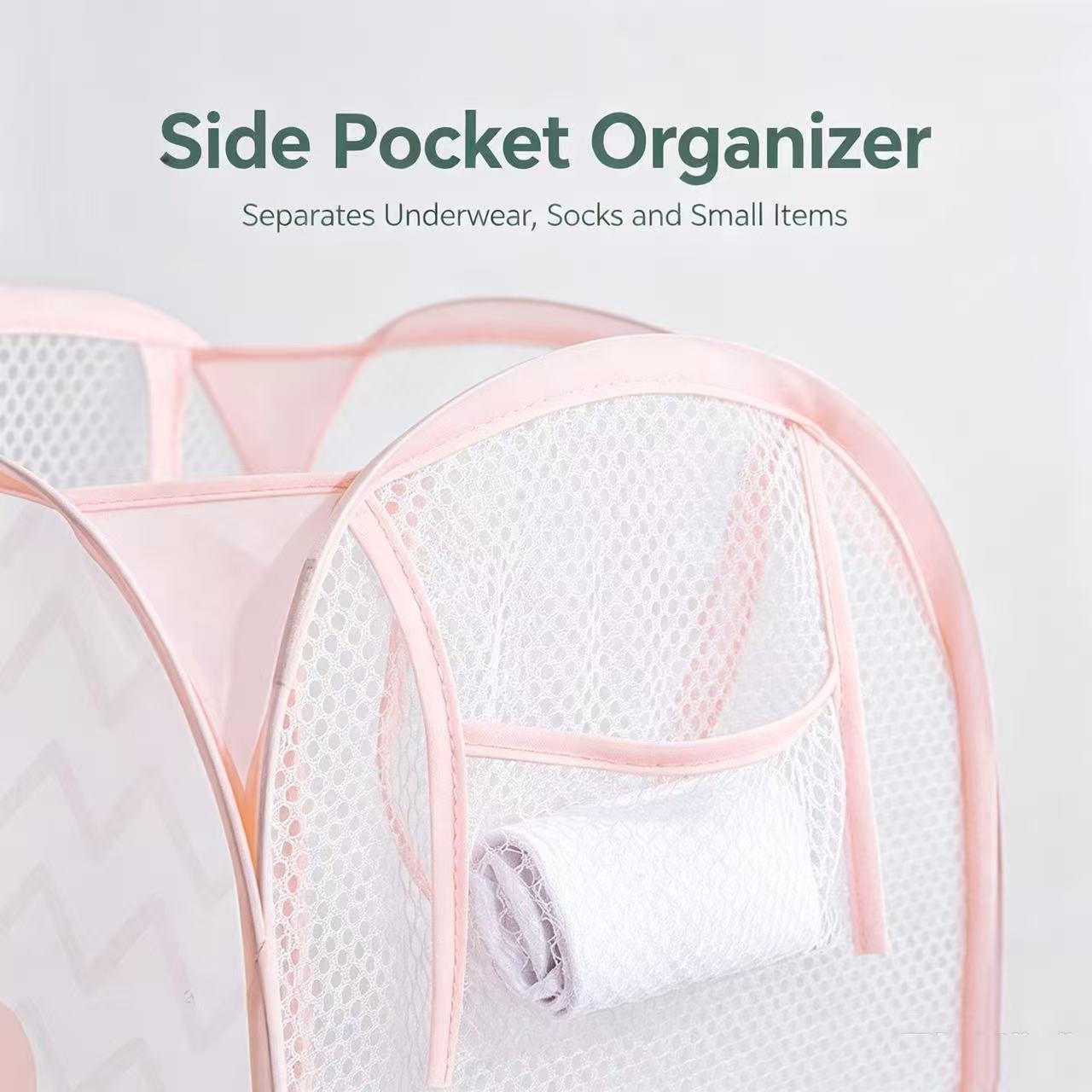 Opvouwbare wasmand van gaas, c - Home Goods Bathroom Storage recensie en prijs