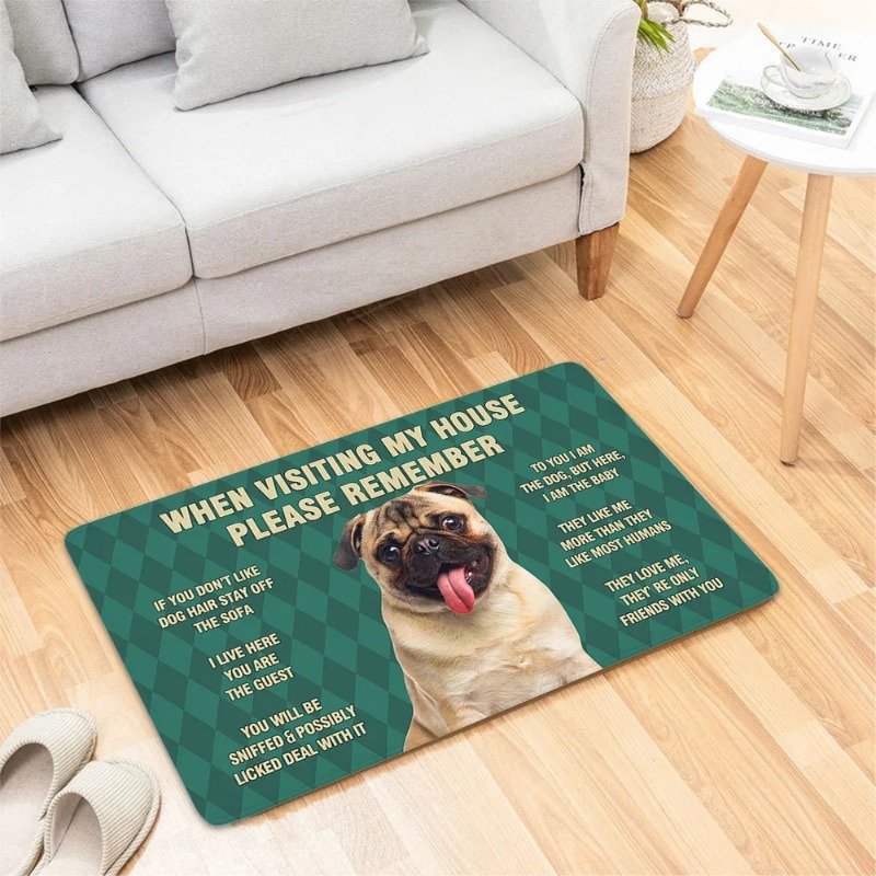 Hond Grappige deurmat Klein ta - Home Bathroom Reno recensie en prijs