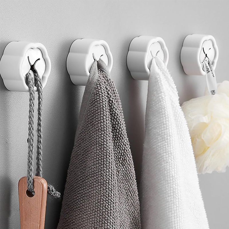 6 STKS Zelfklevende handdoekho - Home Goods Bathroom Storage recensie en prijs