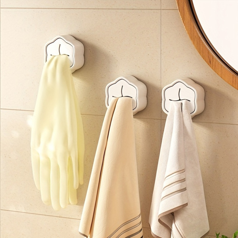 6 STKS Zelfklevende handdoekho - Home Goods Bathroom Storage recensie en prijs