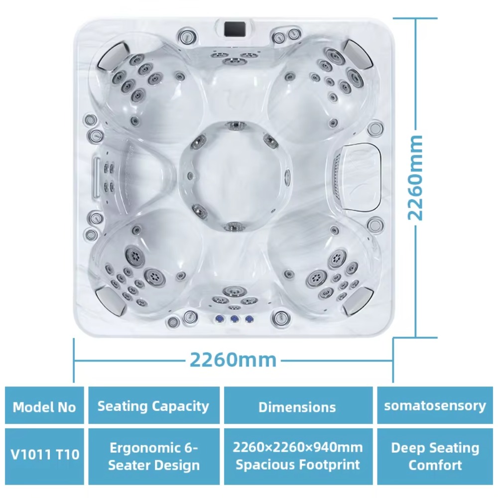 Vrijstaande whirlpool massageb - Jet Home Bathroom recensie en prijs