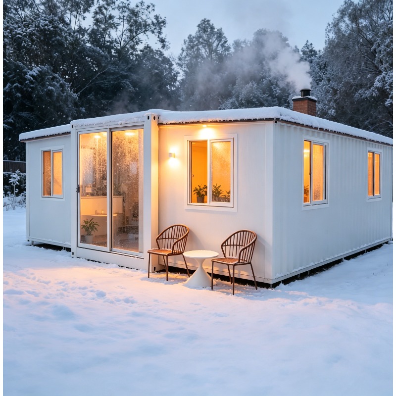 40ft uitklapbare containerwoni - Tiny Home Bathroom Kitchen recensie en prijs