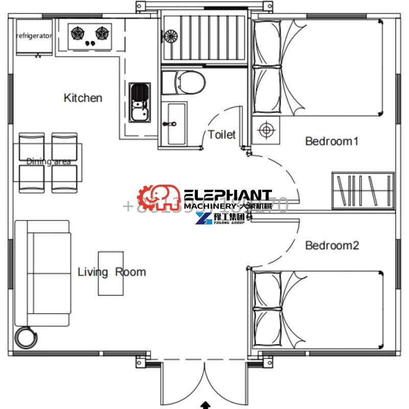 Tiny House 20ft Villa Containe - Tiny Home Bathroom Kitchen recensie en prijs
