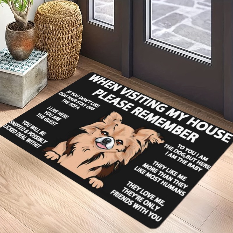 Cartoon geometrische hond tapi - Home Bathroom Quotes recensie en prijs